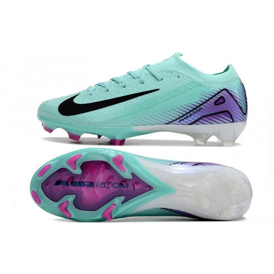 Goods That Sell Well Nike Mercurial Vapor 16 Elite FG Black and Purple Women and Men Soccer Cleats Online