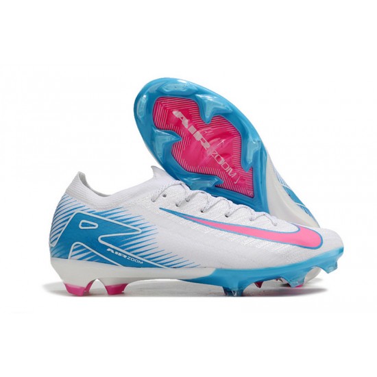 Sell Like Wild Fire Nike Mercurial Vapor 16 Elite FG Blue White Women and Men Soccer Cleats Online