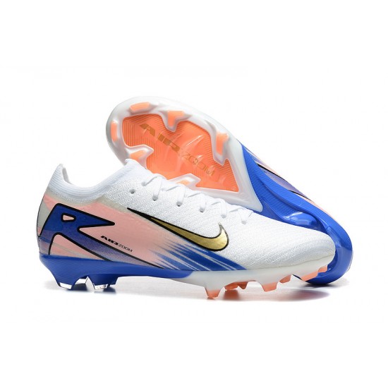 Select and Buy Nike Mercurial Vapor 16 Elite FG Blue and White Women and Men Soccer Cleats On Sale