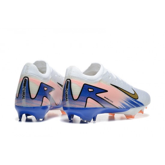 Select and Buy Nike Mercurial Vapor 16 Elite FG Blue and White Women and Men Soccer Cleats On Sale