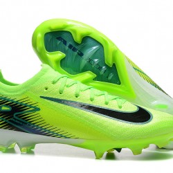 Nike Mercurial Vapor 16 Elite FG Neongreen and Black Women and Men Soccer Cleats