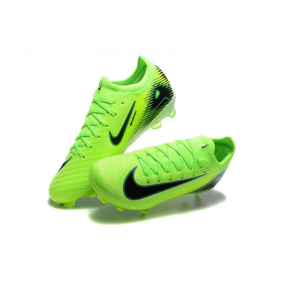 Shop the latest Nike Mercurial Vapor 16 Elite FG Neongreen and Black Women and Men Soccer Cleats Online Shop