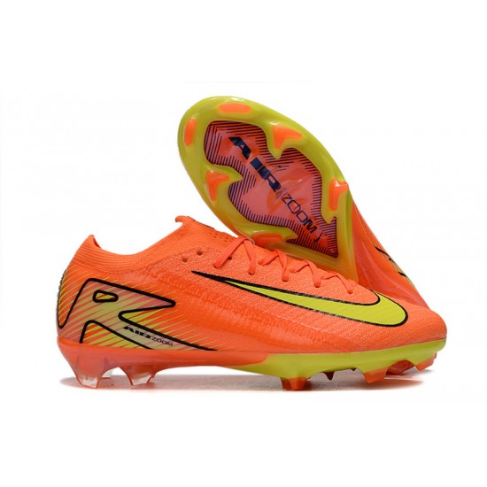 Shop the latest Nike Mercurial Vapor 16 Elite FG Orange Yellow Women and Men Soccer Cleats Online