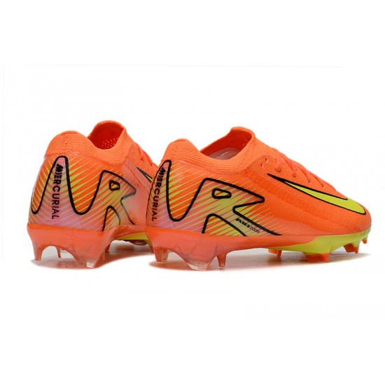 Shop the latest Nike Mercurial Vapor 16 Elite FG Orange Yellow Women and Men Soccer Cleats Online