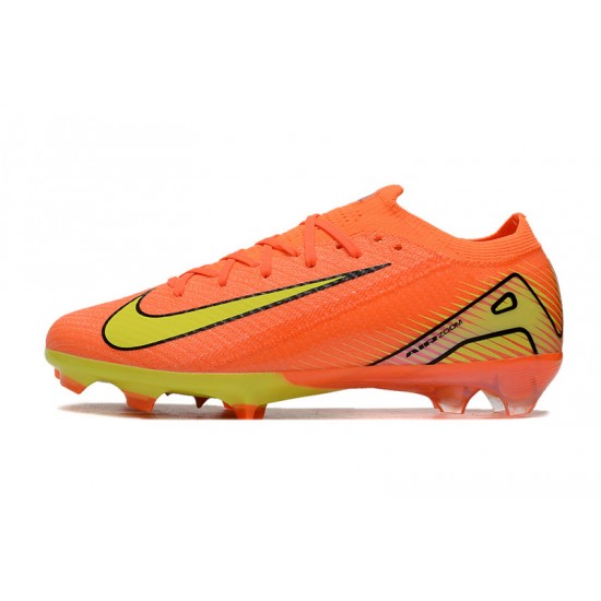 Shop the latest Nike Mercurial Vapor 16 Elite FG Orange Yellow Women and Men Soccer Cleats Online