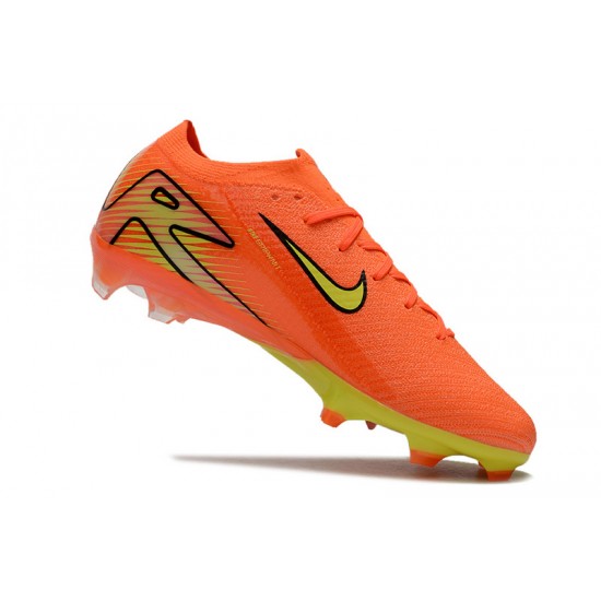 Shop the latest Nike Mercurial Vapor 16 Elite FG Orange Yellow Women and Men Soccer Cleats Online