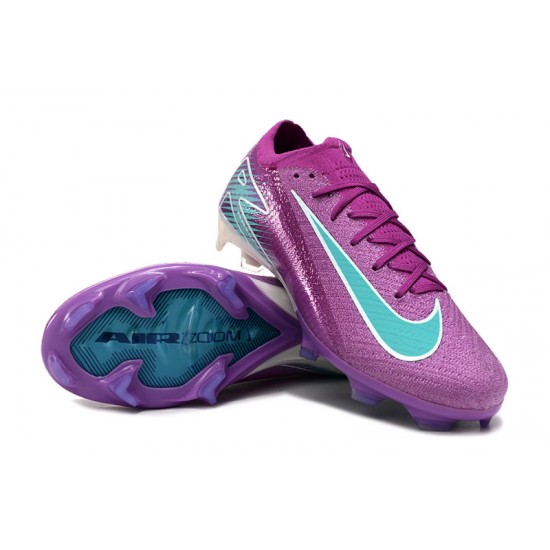 Buy And Seller Nike Mercurial Vapor 16 Elite FG Purple and Blue Women and Men Soccer Cleats Online Shop