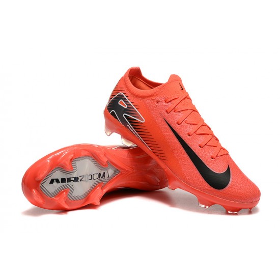 Buy And Seller Nike Mercurial Vapor 16 Elite FG Red and Black Women and Men Soccer Cleats On Sale