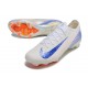 Salable Goods Nike Mercurial Vapor 16 Elite FG White Blue Women and Men Soccer Cleats Sale