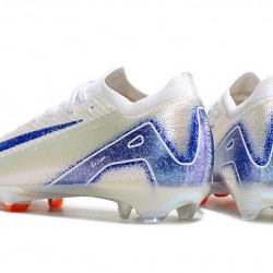 Nike Mercurial Vapor 16 Elite FG White Blue Women and Men Soccer Cleats