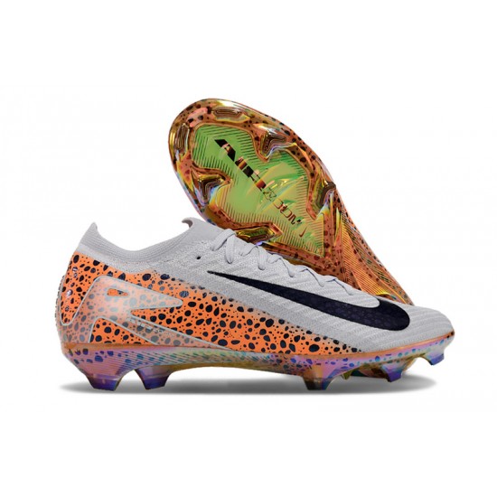 Exceptional Quality Nike Mercurial Vapor 16 Elite FG White Orange Women and Men Soccer Cleats Shop