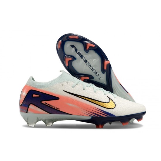 Popular Goods Nike Mercurial Vapor 16 Elite FG White and Black Women and Men Soccer Cleats Shop Online