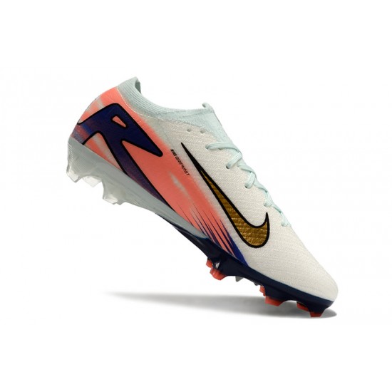 Popular Goods Nike Mercurial Vapor 16 Elite FG White and Black Women and Men Soccer Cleats Shop Online