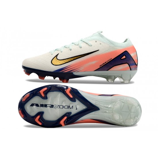 Popular Goods Nike Mercurial Vapor 16 Elite FG White and Black Women and Men Soccer Cleats Shop Online