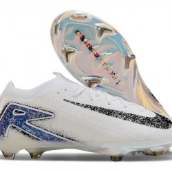 Nike Mercurial Vapor 16 Elite FG White and Blue Women and Men Soccer Cleats