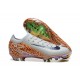 Discover Nike Mercurial Vapor 16 Elite FG White and Orange Women and Men Soccer Cleats Online