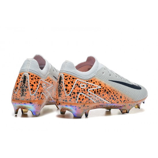 Discover Nike Mercurial Vapor 16 Elite FG White and Orange Women and Men Soccer Cleats Online