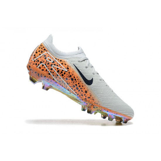 Discover Nike Mercurial Vapor 16 Elite FG White and Orange Women and Men Soccer Cleats Online