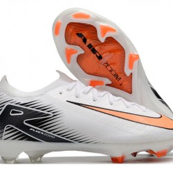 Nike Mercurial Vapor 16 Elite FG White and Orange Women and Men Soccer Cleats