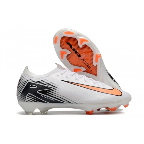 To Have A Ready Market Nike Mercurial Vapor 16 Elite FG White and Orange Women and Men Soccer Cleats Online Shop