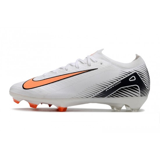 To Have A Ready Market Nike Mercurial Vapor 16 Elite FG White and Orange Women and Men Soccer Cleats Online Shop