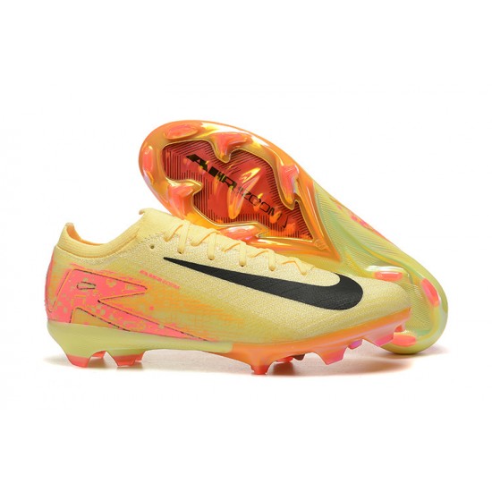 To Have A Ready Market Nike Mercurial Vapor 16 Elite FG Yellow and Black Women and Men Soccer Cleats For Sale