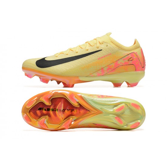 To Have A Ready Market Nike Mercurial Vapor 16 Elite FG Yellow and Black Women and Men Soccer Cleats For Sale