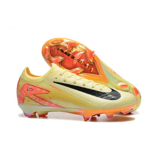 Select and Buy Nike Mercurial Vapor 16 Elite FG Yellow and Orange Women and Men Soccer Cleats On Sale