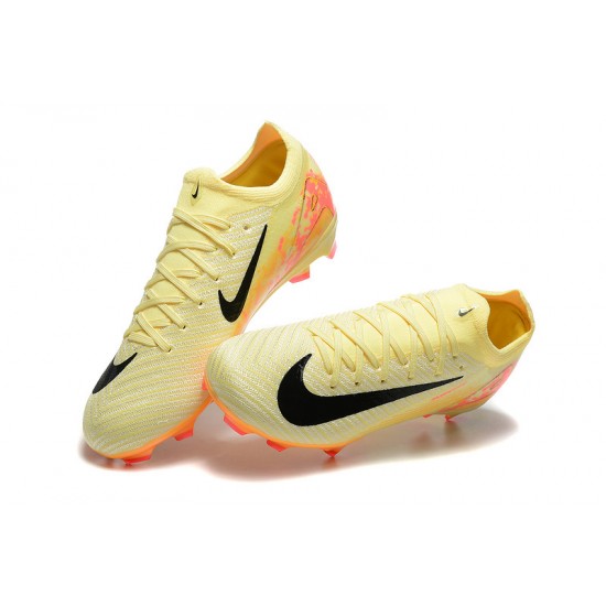 Select and Buy Nike Mercurial Vapor 16 Elite FG Yellow and Orange Women and Men Soccer Cleats On Sale