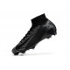 Nike Air Zoom Mercurial Superfly 10 Elite FG Black Grey High Top Soccer Cleats