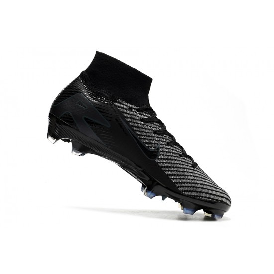 Where To Get Nike Air Zoom Mercurial Superfly 10 Elite FG Black Grey High Top Soccer Cleats Shop Online