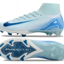 Nike Air Zoom Mercurial Superfly 10 Elite FG Ltblue Deep Blue Soccer Cleats