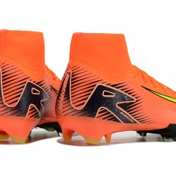 Nike Air Zoom Mercurial Superfly 10 Elite FG Orange Yellow Black Soccer Cleats