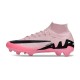 Nike Air Zoom Mercurial Superfly 9 Elite FG High Top Soccer Cleats Pink Black For Men And Women