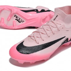 Nike Air Zoom Mercurial Superfly 9 Elite FG High Top Soccer Cleats Pink Black For Men And Women 