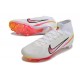 Nike Air Zoom Mercurial Superfly 9 Elite FG High Top Soccer Cleats White Black Red For Men And Women 