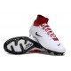 Nike Air Zoom Mercurial Superfly 9 Elite FG High Top Soccer Cleats White Red Black For Men And Women 