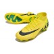 Top Quality Nike Air Zoom Mercurial Superfly 9 Elite FG High Top Soccer Cleats Yellow Black For Men And Women Online