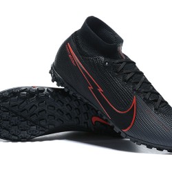 Nike Mercurial Superfly 7 Elite TF Red Black Soccer Cleats