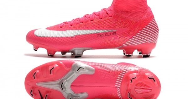 Nike Mercurial Superfly 7 Elite Korea FG Silver Peach Soccer Cleats ...