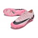 Nike Air Zoom Mercurial Vapor 15 Elite FG Low Soccer Cleats Pink Black For Men And Women