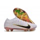 Nike Air Zoom Mercurial Vapor 15 Elite FG Low Soccer Cleats White Yellow For Men And Women 