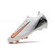 Nike Air Zoom Mercurial Vapor 16 Elite FG Low White Black Orange Soccer Cleats 