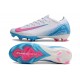 Salable Goods Nike Air Zoom Mercurial Vapor 16 Elite FG Low White Pink Blue Soccer Cleats For Sale