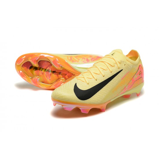 Where To Get Nike Air Zoom Mercurial Vapor 16 Elite FG Yellow Black Pink Soccer Cleats Shop