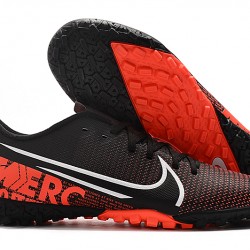 Nike Mercurial Vapor 13 Academy TF Red White Black Soccer Cleats