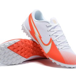 Nike Mercurial Vapor 13 Academy TF White Orange Soccer Cleats