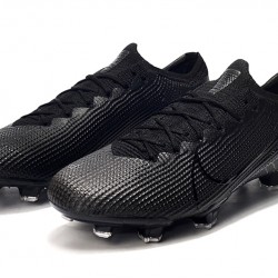 Nike Mercurial Vapor 13 Elite FG All Black Soccer Cleats