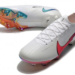 Nike Mercurial Vapor 13 Elite FG Beige White Pink Soccer Cleats