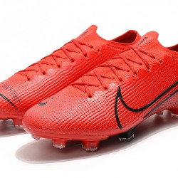 Nike Mercurial Vapor 13 Elite FG Red Black Soccer Cleats